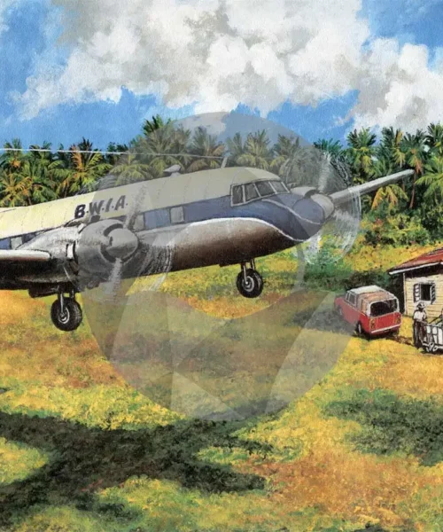 Arriving at Crown Point Airport by David Moore