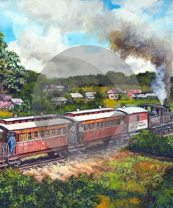 Barbados Train by David Moore