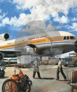 Boarding BWIA at Grantley Adams, Barbados by David Moore