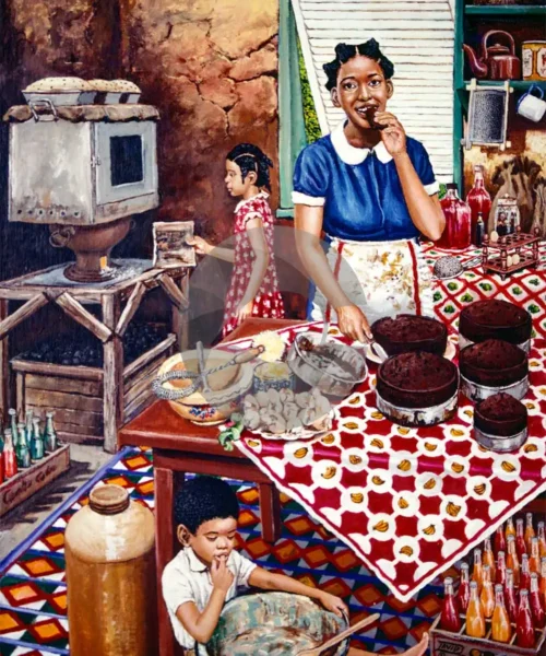 Cake Making by David Moore