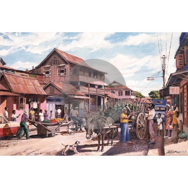 Coconut Vendor by David Moore