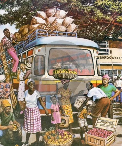 Country Bus by David Moore