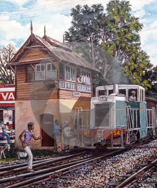 Curepe Train by David Moore