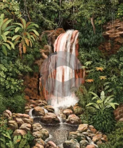 Diamond Waterfall, St. Lucia by David Moore