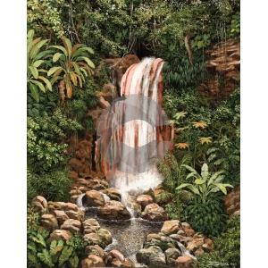 Diamond Waterfall, St. Lucia by David Moore