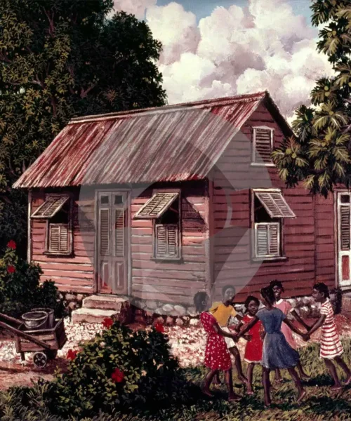 Girls at Play by David Moore