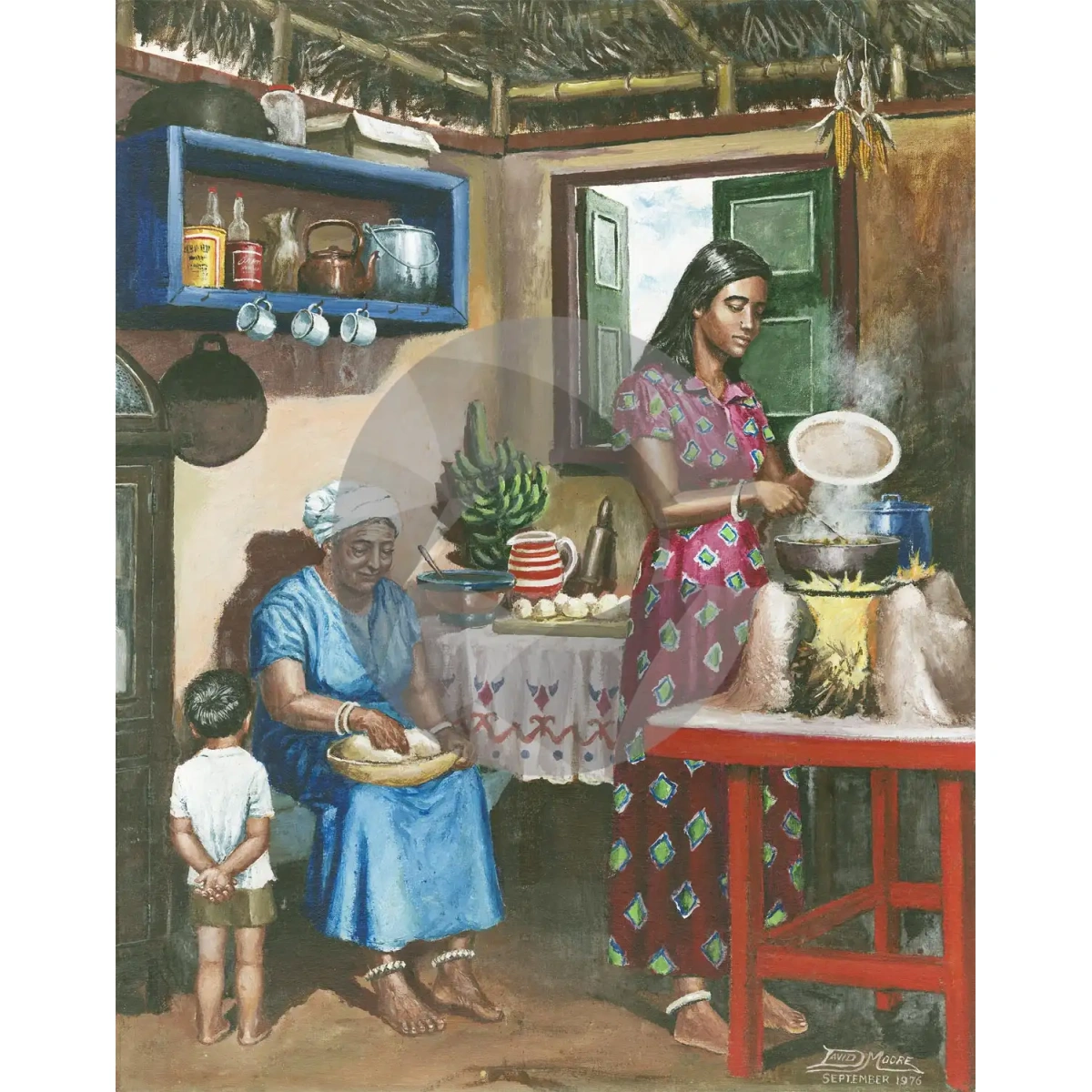 Indian Kitchen by David Moore