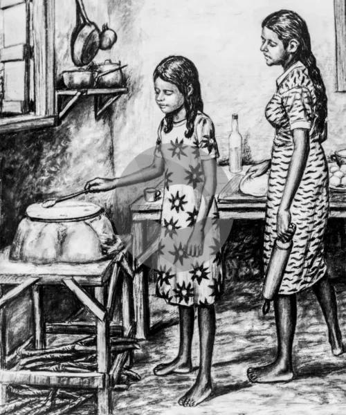 Making Roti by David Moore