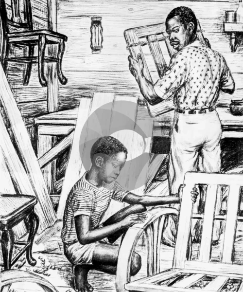 Joiner and Son by David Moore