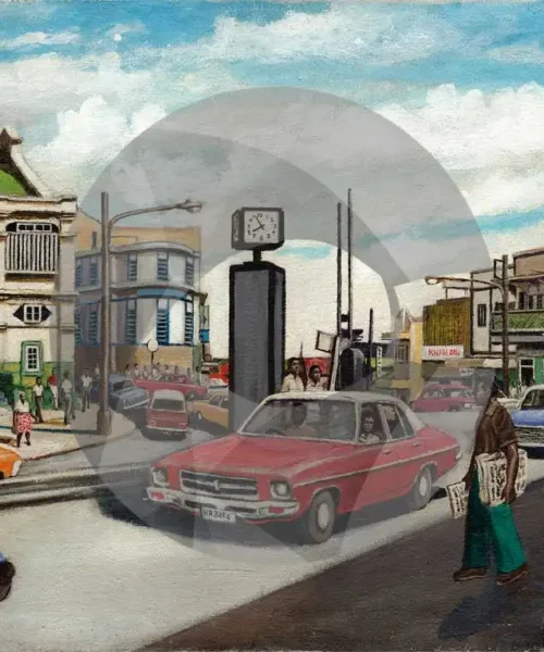 Library Corner, San Fernando by David Moore