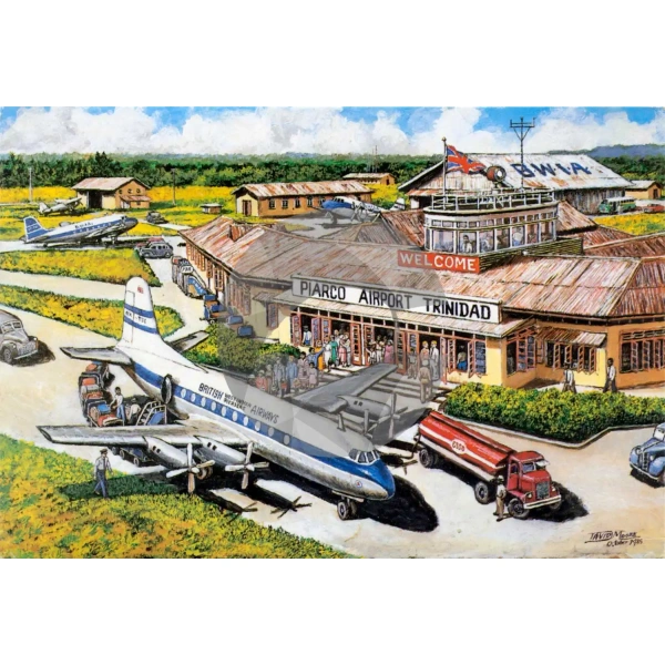 Old Piarco International Airport by David Moore