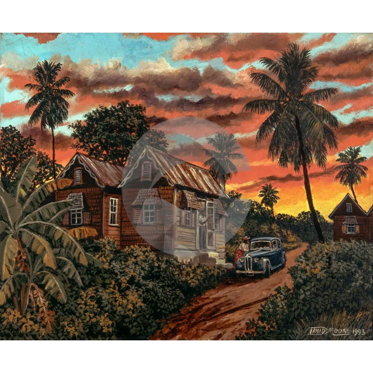Sunset House by David Moore