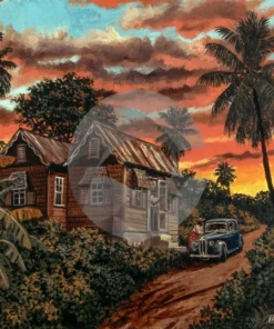 Sunset House by David Moore