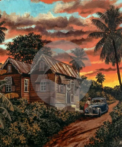 Sunset House by David Moore