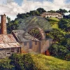 Speyside Waterwheel, Tobago by David Moore