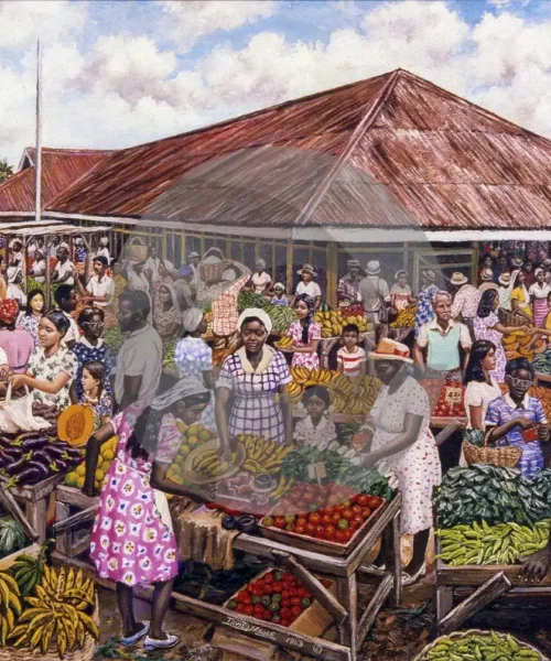 Tunapuna Market by David Moore