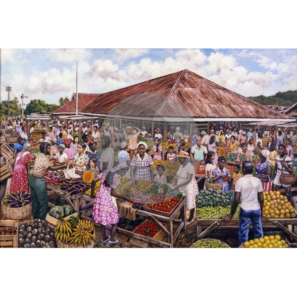 Tunapuna Market by David Moore
