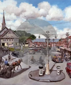 Upper High Street by David Moore