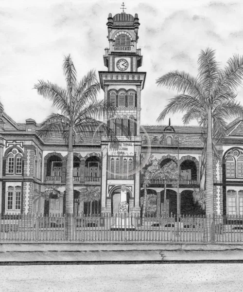 Queen's Royal College by Zzoppyart