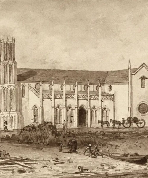 Catholic Church by Michel Jean Cazabon