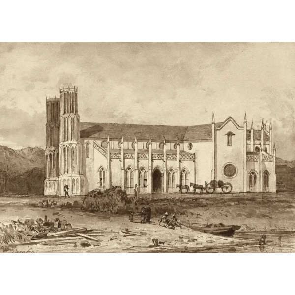 Catholic Church by Michel Jean Cazabon