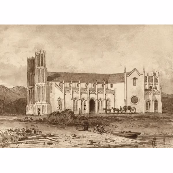 Catholic Church by Michel Jean Cazabon