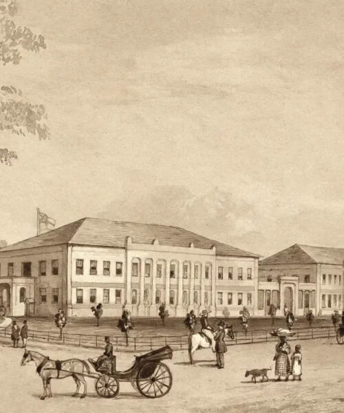 Government Buildings by Michel Jean Cazabon