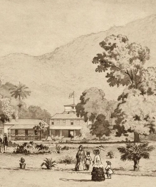 Governor’s Residence St. Ann’s by Michel Jean Cazabon