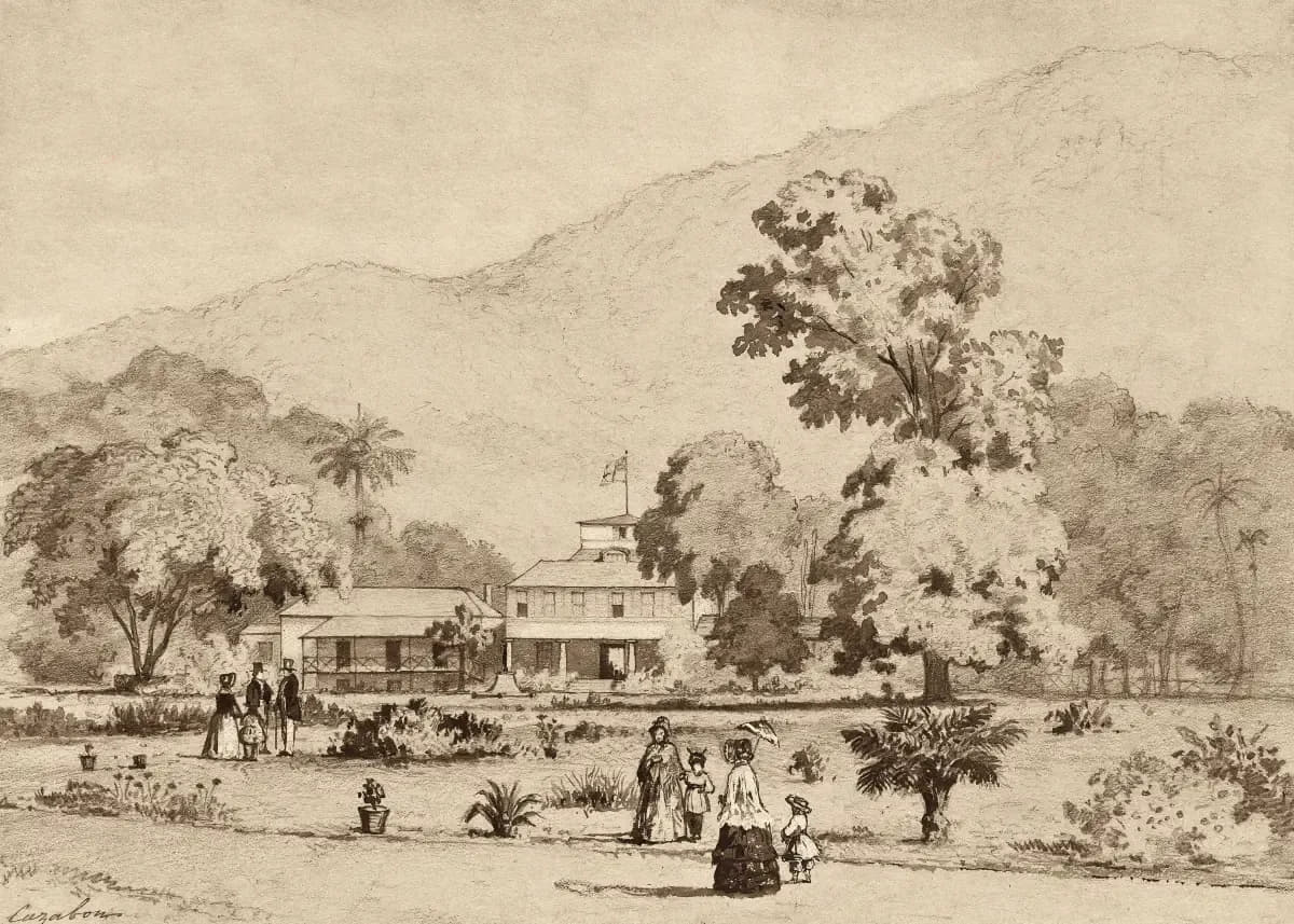 Governor’s Residence St. Ann’s by Michel Jean Cazabon