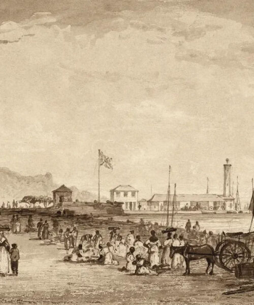 King's Wharf by Michel Jean Cazabon