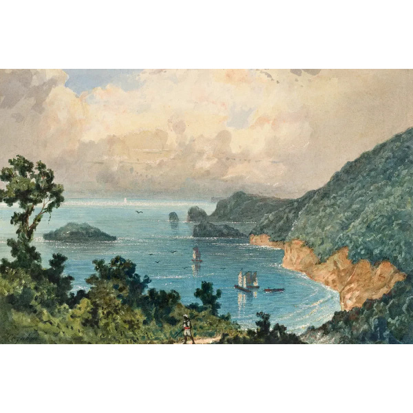 Northern Coast from North Post by Michel Jean Cazabon