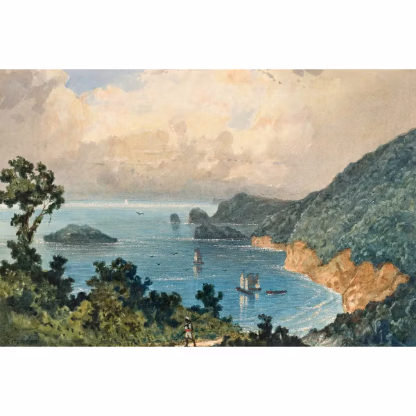 Northern Coast from North Post by Michel Jean Cazabon