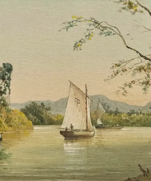 On the Caroni, Trinidad by Michel Jean Cazabon