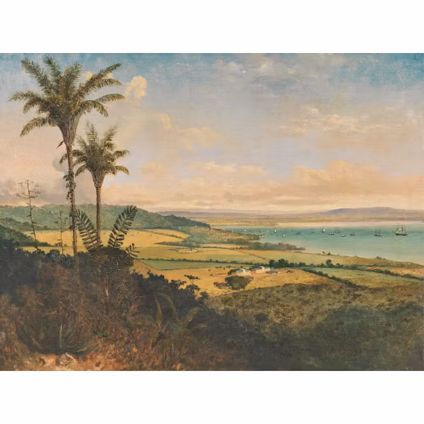 Port of Spain from Fort George by Michel Jean Cazabon