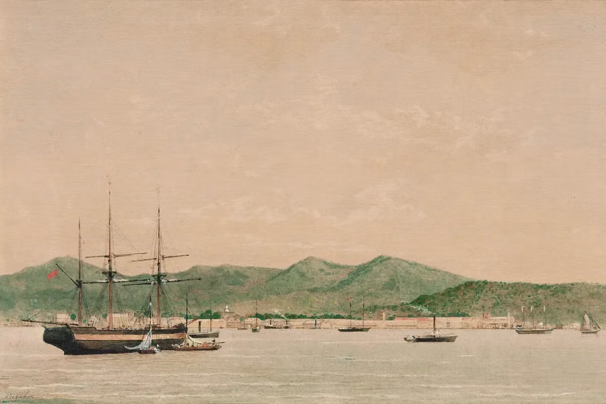 Port of Spain from the Sea by Michel Jean Cazabon