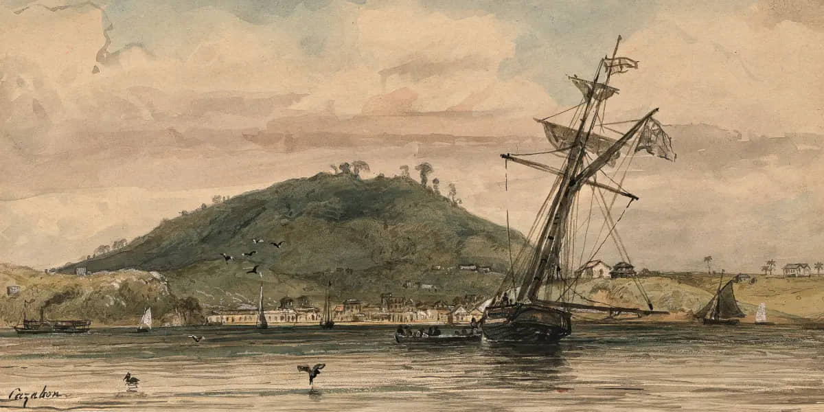 San Fernando, and Naparima Hill by Michel Jean Cazabon | Our San Fernando, and Naparima Hill by Michel Jean Cazabon | Our