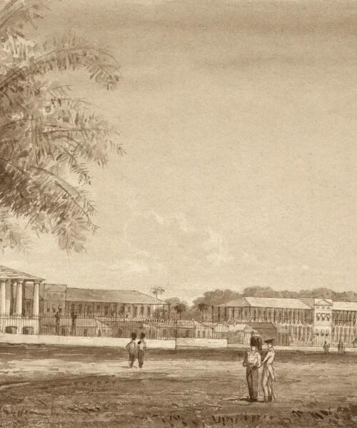 St. James Barracks by Michel Jean Cazabon