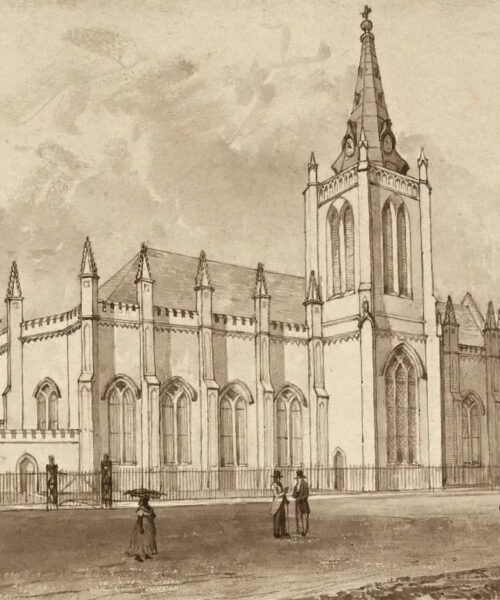 Trinity Church by Michel Jean Cazabon