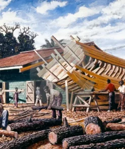 Boat Building in Grenada by David Moore