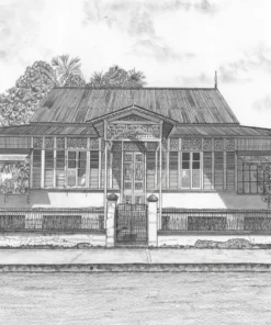 1-2 Victoria Square, Front View by Zzoppyart