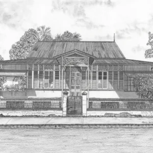 1-2 Victoria Square, Front View by Zzoppyart