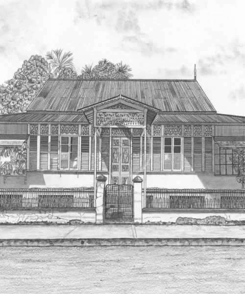 1-2 Victoria Square, Front View by Zzoppyart